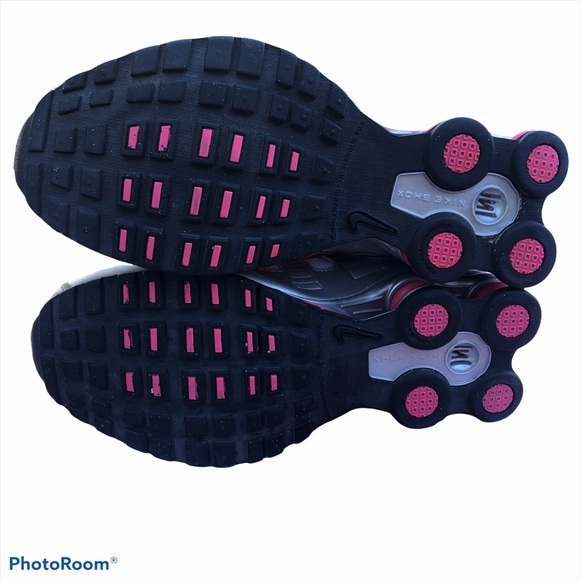 Nike Shox Womens size 5Y Silver Pink - Picture 6 of 7